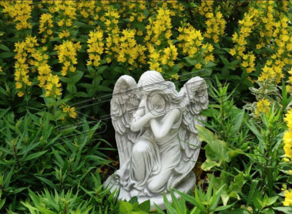 Gravestone Gravestone Decoration Angel Figure Sculpture God Holy 36cm Immediately